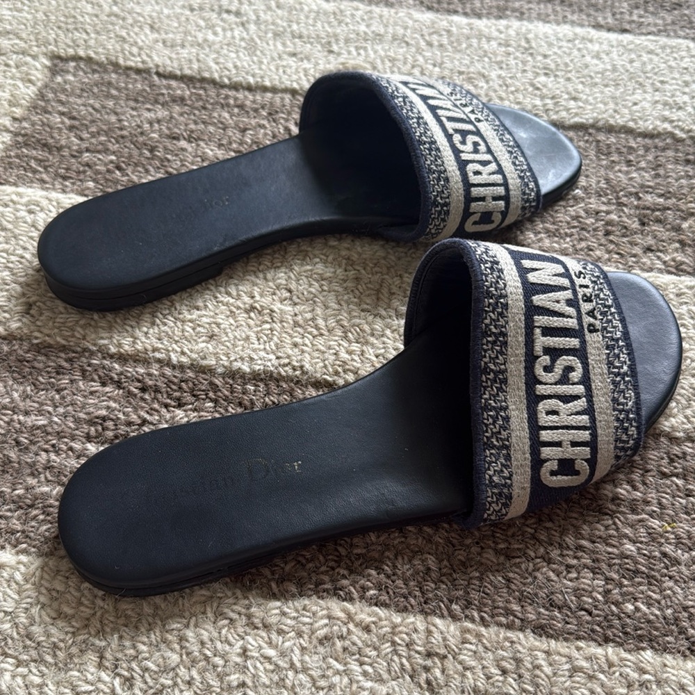 Christian Dior blue sandals - Picture 2 of 4